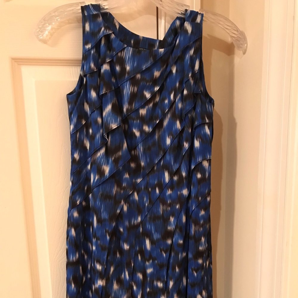Ann Taylor Silk Sleeveless Dress 0P.